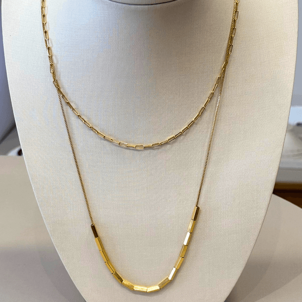 Colar Longo Luxo Gold