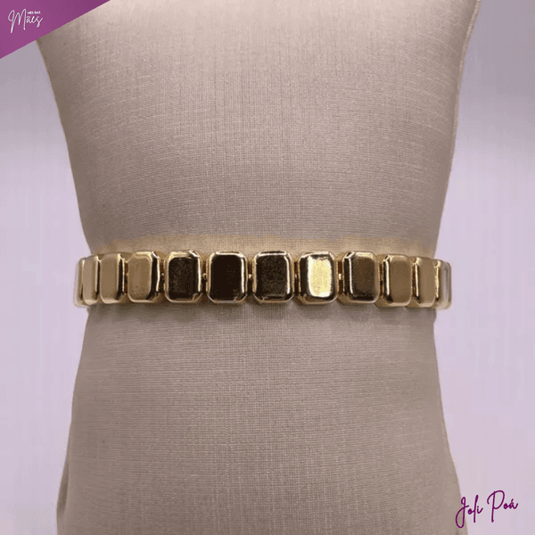 Pulseira Gold Square