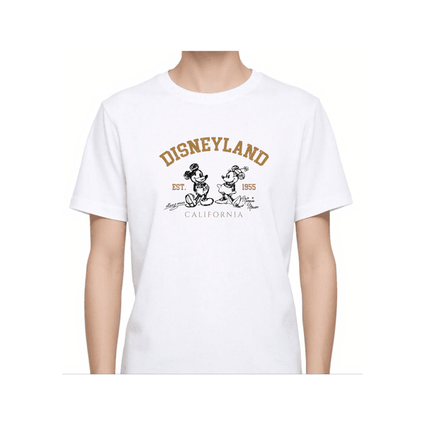 CAMISETA ALGODÃO FEMININA E MASCULINA LAND BRANCA JOSTY