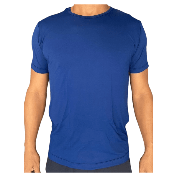 Camiseta Slim Esportiva Dry Fit Marinho