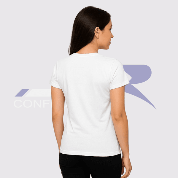 Baby Look Básica Branca | JR Confeções