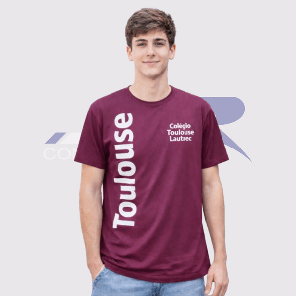 Camiseta Manga Curta Colegial Toulouse 
