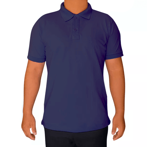 Polo Masculina Azul Marinho