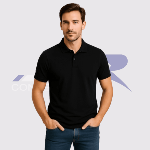 Polo Tradicional Preta