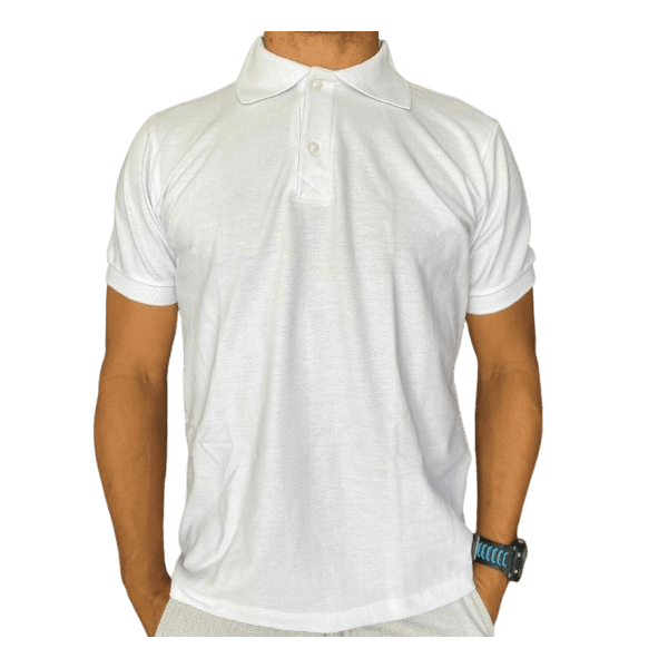 Polo Masculina Piquet P.A Branca