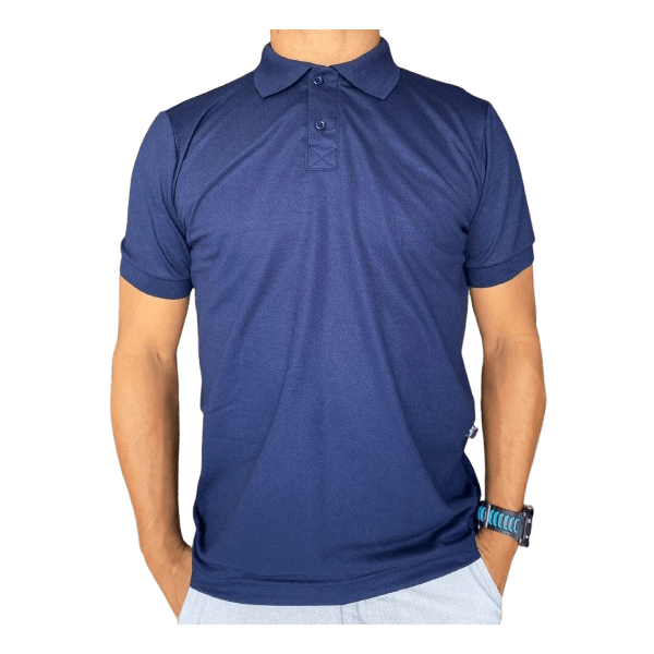 Polo Masculina em Piquet P.V Marinho