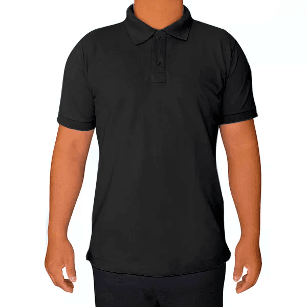 Polo Masculina Preta