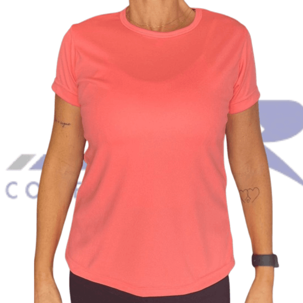 Camiseta Baby Look Dryfit Rosa