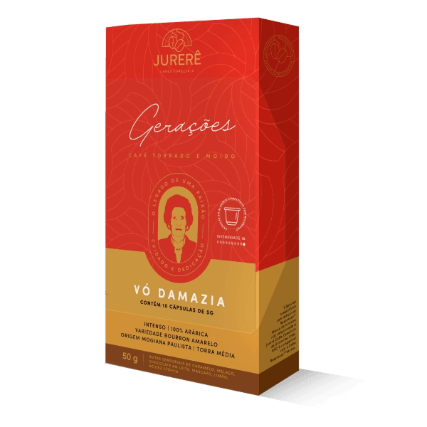 Café Da Vó Damázia - Cápsulas Compatíveis Nespresso 50g