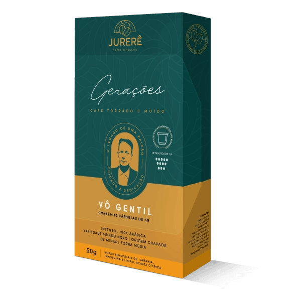 Café Do Vô Gentil - Cápsulas Compatíveis Nespresso 50g