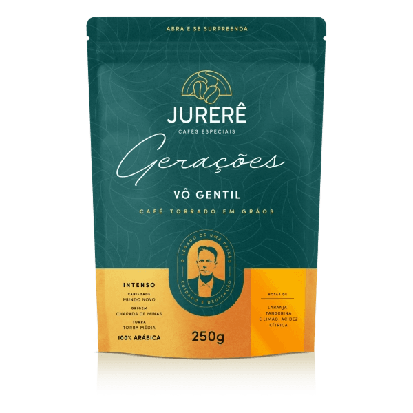 Café Do Vô Gentil Torrado Em Grãos 250g