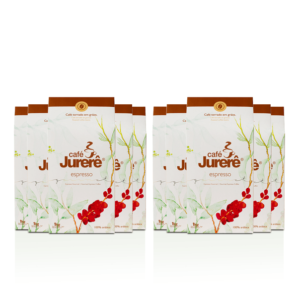 kit Jurerê Espresso Gourmet de 10kg- 10 unidades de 1kg- 10% de Desconto