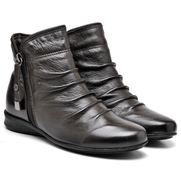 Bota Feminina Soft Cano Curto Ref.: 0703 Brown 