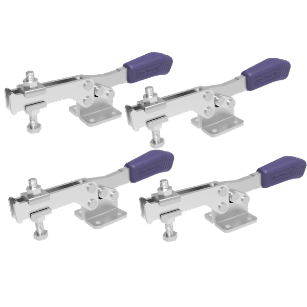 Kit 4 Peças Grampo de Aperto Rápido Horizontal KIFIX KF511 D 90Kgf