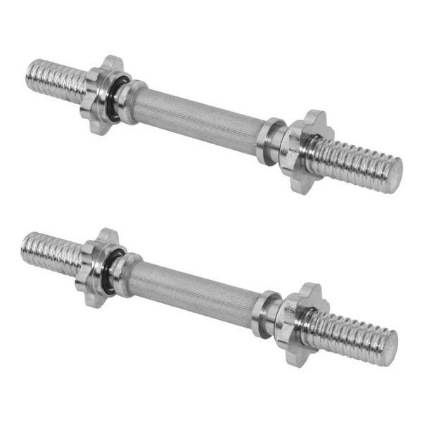 Par Barras Reta 40cm Cromada e 2 Porcas Estrela - 28mm Diâmetro Copia