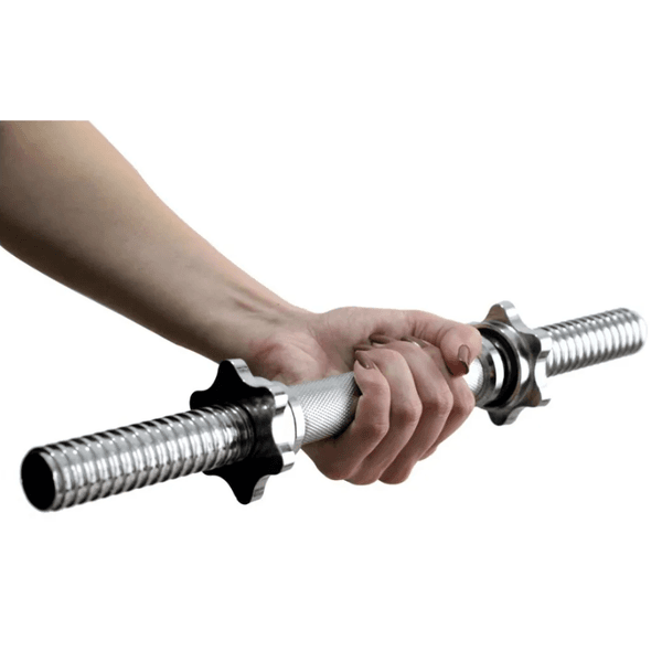 Par Barras Reta 40cm Cromada e 2 Porcas Estrela - 28mm Diâmetro Copia