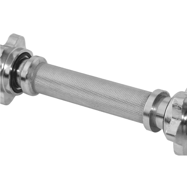 Par Barras Reta 40cm Cromada e 2 Porcas Estrela - 28mm Diâmetro Copia
