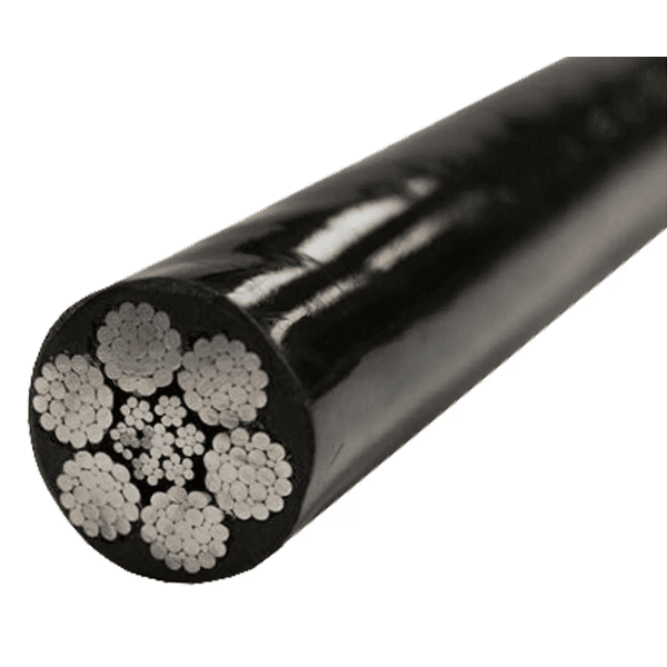100 Mts Cabo Aço Revestido Academia PVC 3.18 Academia - Preto