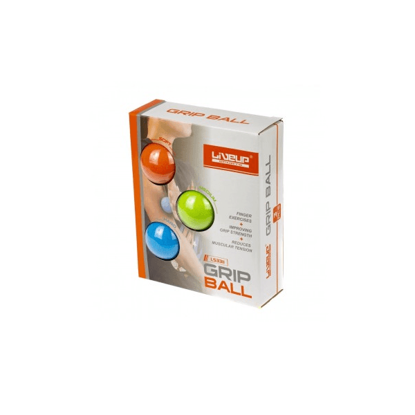  KIT BOLAS DE APERTO GRIP BALL - LEVE, MEDIO, FORTE- 5 CM