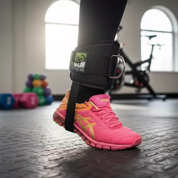 Tornozeleira Polia Baixa Puxador Glúteo Profissional Cross