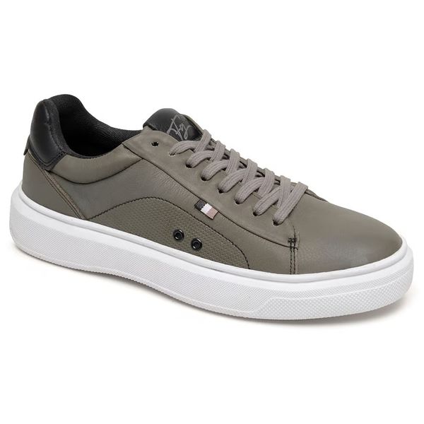 Tênis Masculino Original em Couro Nikko Oliva - Conforto e Estilo Casual
