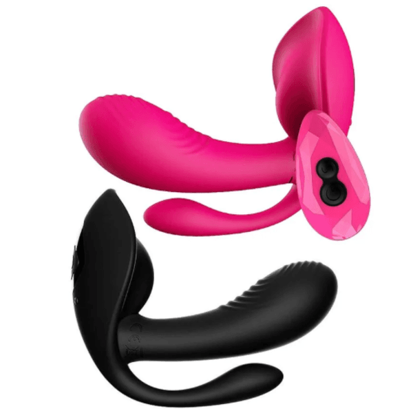 Vibrador Ponto G e Plug Anal Dibe - Recarregável 7 modos de vibração 
