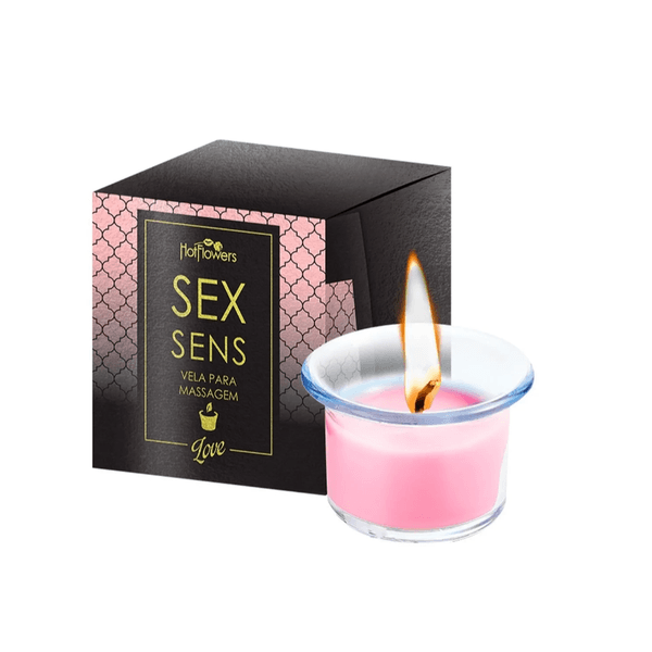 Cosmético vela beijável para Massagem Sex Sens Love