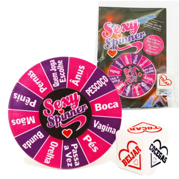 Brincadeira jogo erótico de Dado Sexy Spinner Com Disco