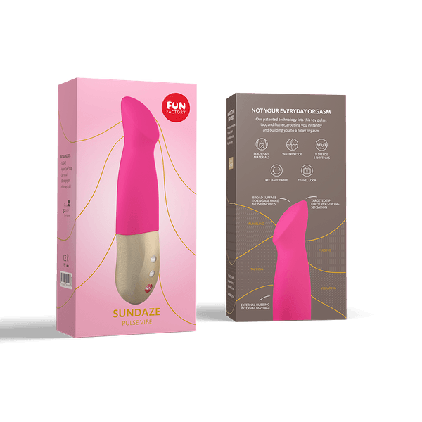 Vibrador Ponto G Pulsador Sundaze - Fun Factory Recarregável 