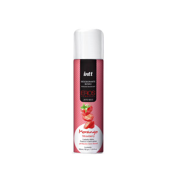 Cosmético higiene íntima desodorante íntimo Eros 100ml - Morango