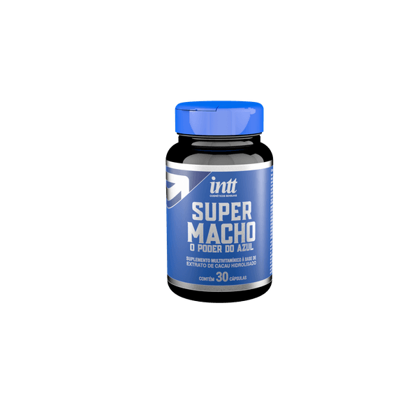 Cosmético afrodisíaco energético suplemento vitamínico masculino Super Macho 30 Cápsulas