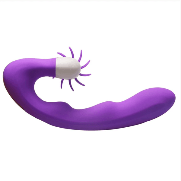 Vibrador Ponto G com Estimulador de Clitóris ZD007 - Recarregável 