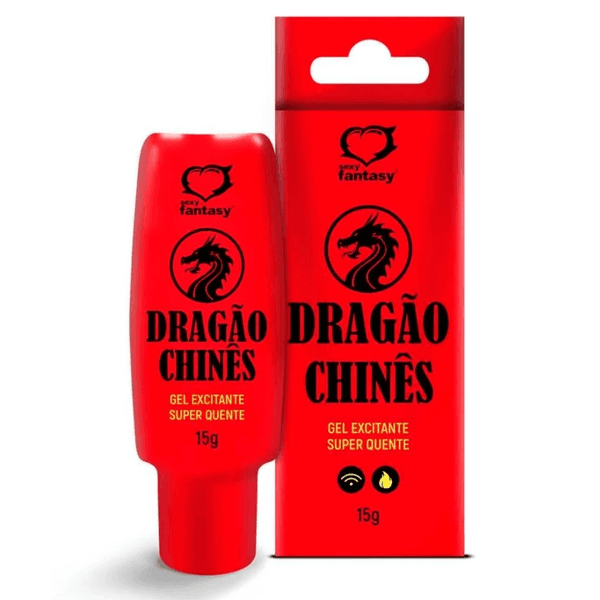 Excitante unissex dragão chinês gel excitante super quente - 15g 