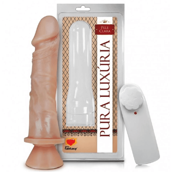 PrÓtese Vibrador Externo Ventosa 17 Cm