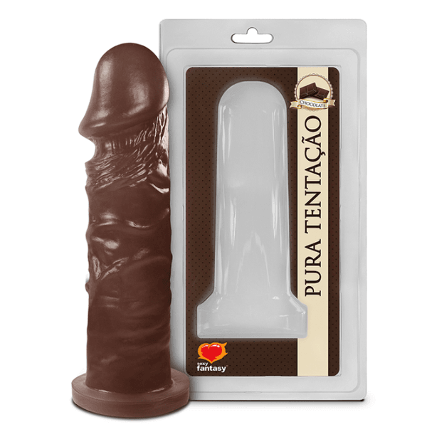 Pênis Aromático Chocolate - 15 cm