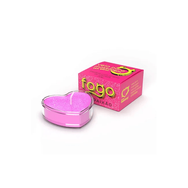 Cosmético vela beijável para Massagem Fogo Da Paixão Chiclete