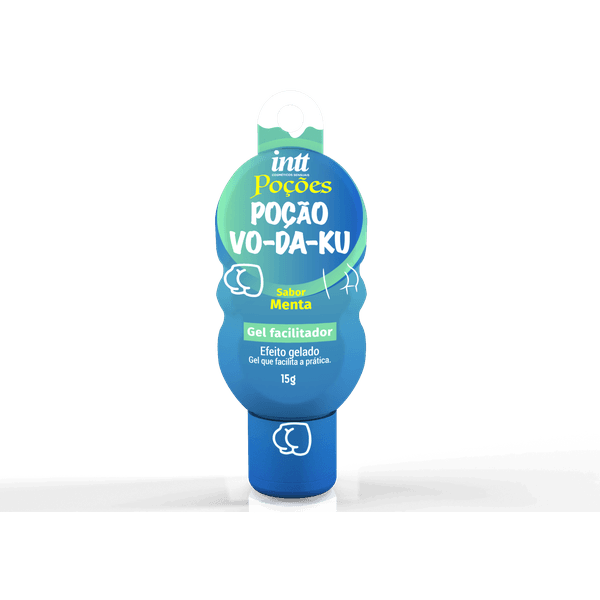 Poção Vo-Da-Ku - Gel Facilitador Anal - Sabor Menta