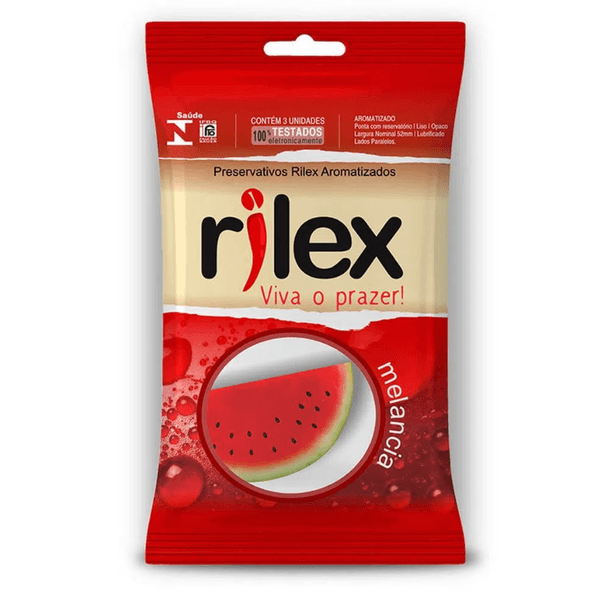 Preservativo Camisinha - Preservativo Lubrificado Rilex- Aroma