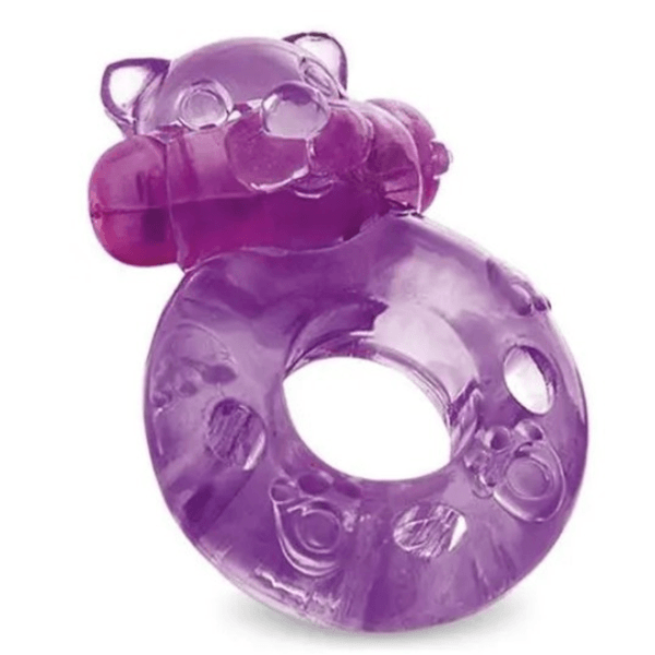 Anel Peniano com Vibrador e Silicone Flexível - diversas cores 