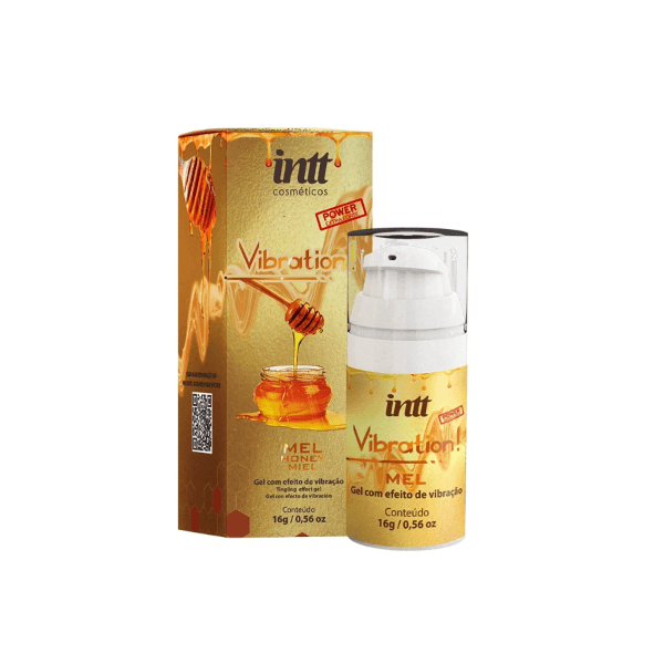 Excitante Unissex Vibration Power Intt - Sabor Mel 17ml