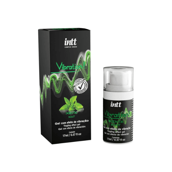 Excitante Vibration Menta Gel Com Efeito De Vibração, Pulsação E Aquecimento 16G 
