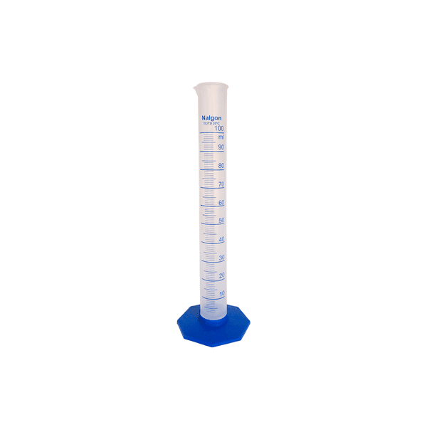 PROVETA GRADUADA PLASTICA 100ML POLIPROPILENO 