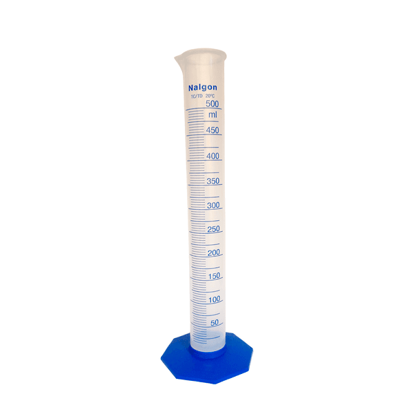 PROVETA GRADUADA PLASTICA 500ML POLIPROPILENO