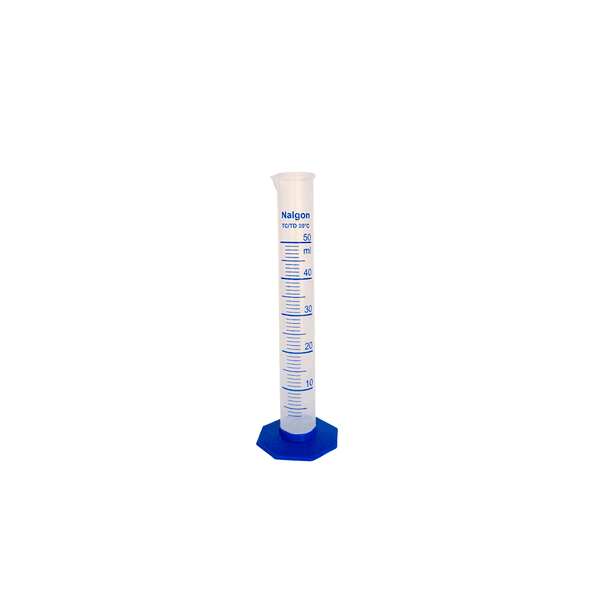 PROVETA GRADUADA PLASTICA 50ML POLIPROPILENO