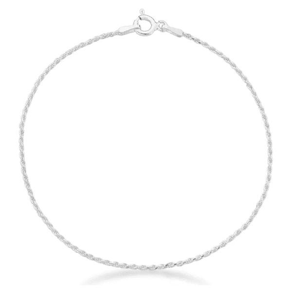 Pulseira Cordão Baiano 1,5mm Prata 925