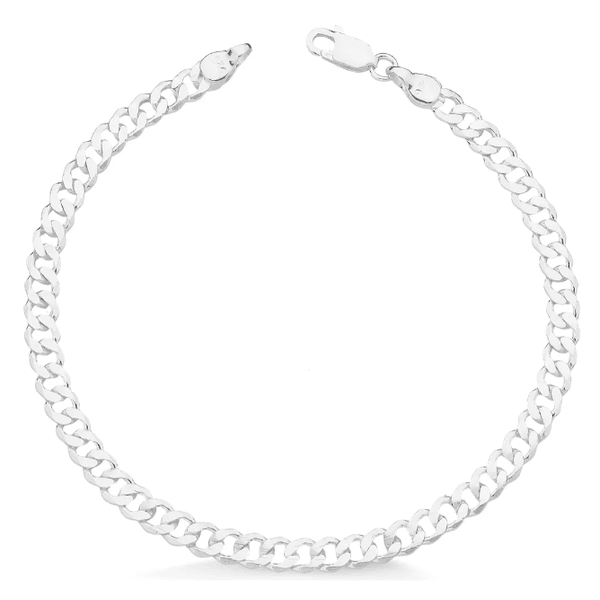 Pulseira Masculina Elos Grumet 4,5mm Prata 925