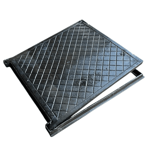 Tampão de Ferro Fundido Articulado 70x70 cm 