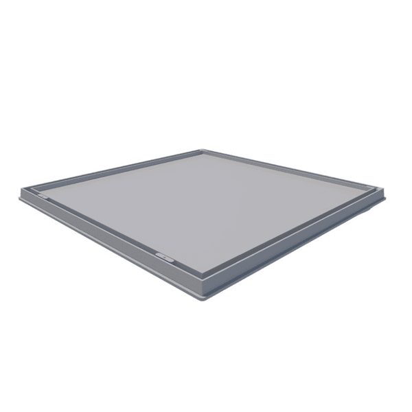  Tampão de Alumínio Casa de Maquina Piscina Rebaixado com Grelha Invisível 90×90 cm 