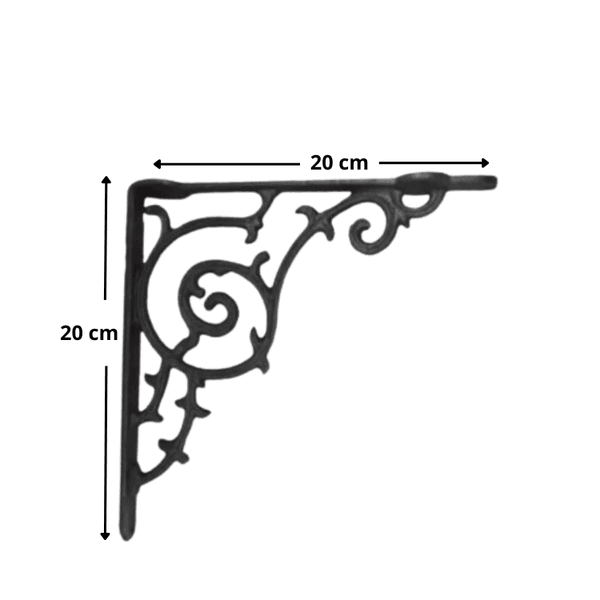 Suporte Mão Francesa de Ferro 20x20 cm