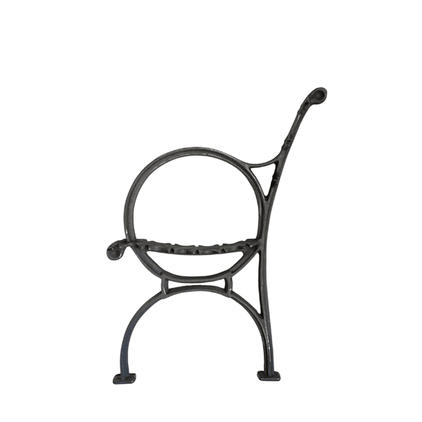 Pé de Banco Bola de Ferro Fundido 